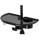 GATOR FRAMEWORKS GFW-MICACCTRAY Microphone Stand Accessory Tray, Black | with drink holder