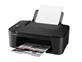 Canon PIXMA TS3720 Wireless 3-in-1 Color Inkjet Printer, Black, Print/Scan/Copy, Print Speed 7.7 ppm (Black) / 4.0 ppm (Color), Print Resolution 4800x1200 dpi, 60-sheet Capacity, Borderless Print, Monthly Duty Cycle Up To 1000 Pages, Auto Scan, 1.5" LCD Display, WiFi/USB/WiFi Direct, WIn/Mac/Chromebook/Mobile Print