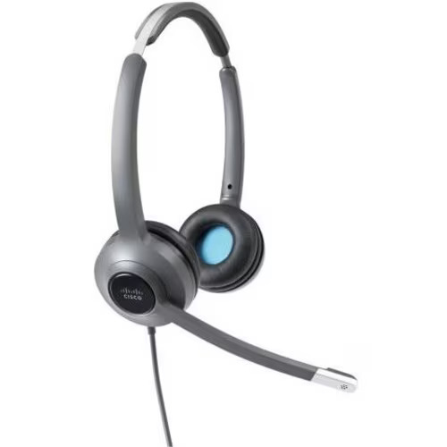 Cisco 522 Headset - Stereo - Mini-phone (3.5mm), USB - Wired - Over-the-head - Binaural - Supra-aural - Uni-directional Microph