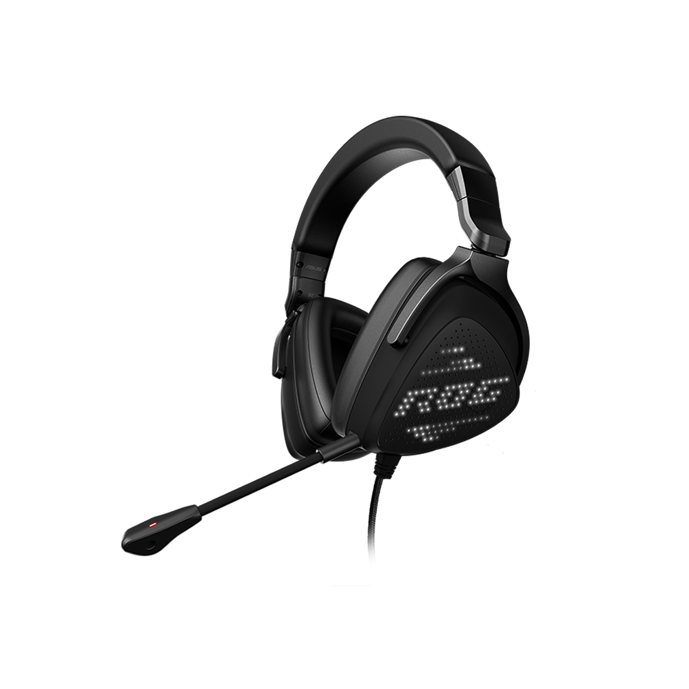 ASUS ROG Delta S Animate Gaming Headset (Customizable AniMe Matrix LED Display, AI Noise-Canceling Mic, Hi-Res ESS 9281 Quad DA