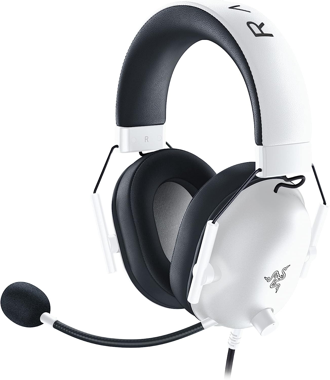 Casque de jeu Razer BlackShark V2 X - Esport filaire multiplateforme White Edition