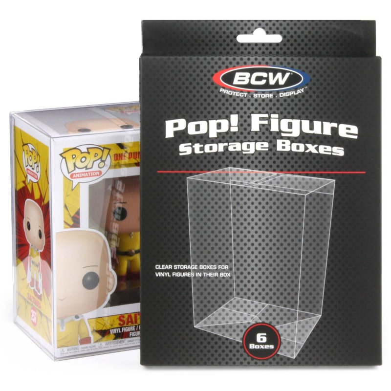 BCW Funko POP! Box Protector (6-PACK) | Crystal Clear Plastic