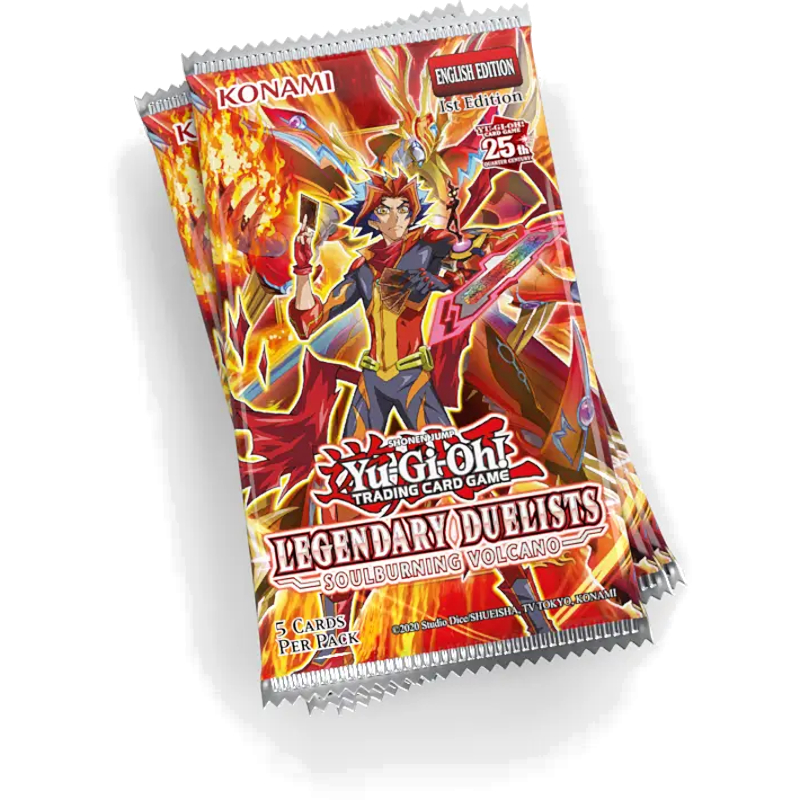 Yu-Gi-Oh! JCC : DUELLISTES LÉGENDAIRES : Volcan Brûleur d'Âmes | Pack Booster