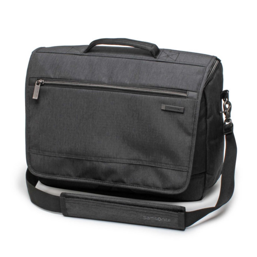 Le sac messager SAMSONITE Modern Utility 15,6 po, couleur charbon chiné