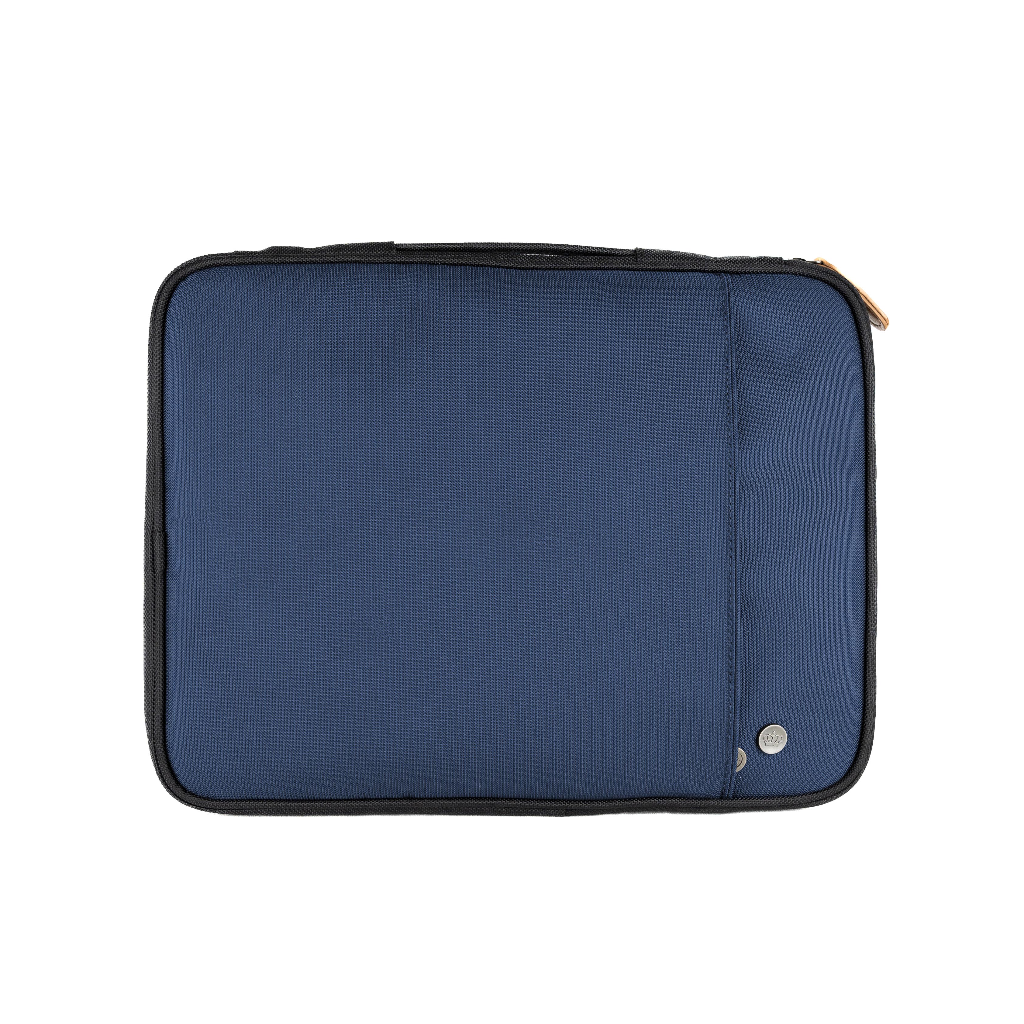 PKG Étui universel pour portable et tablette 15 po, bleu marine
