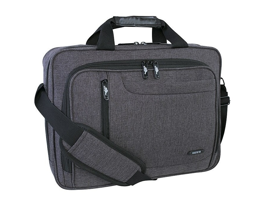 ROOTS - Sac pour ordinateur portable de 15,6 po, gris
