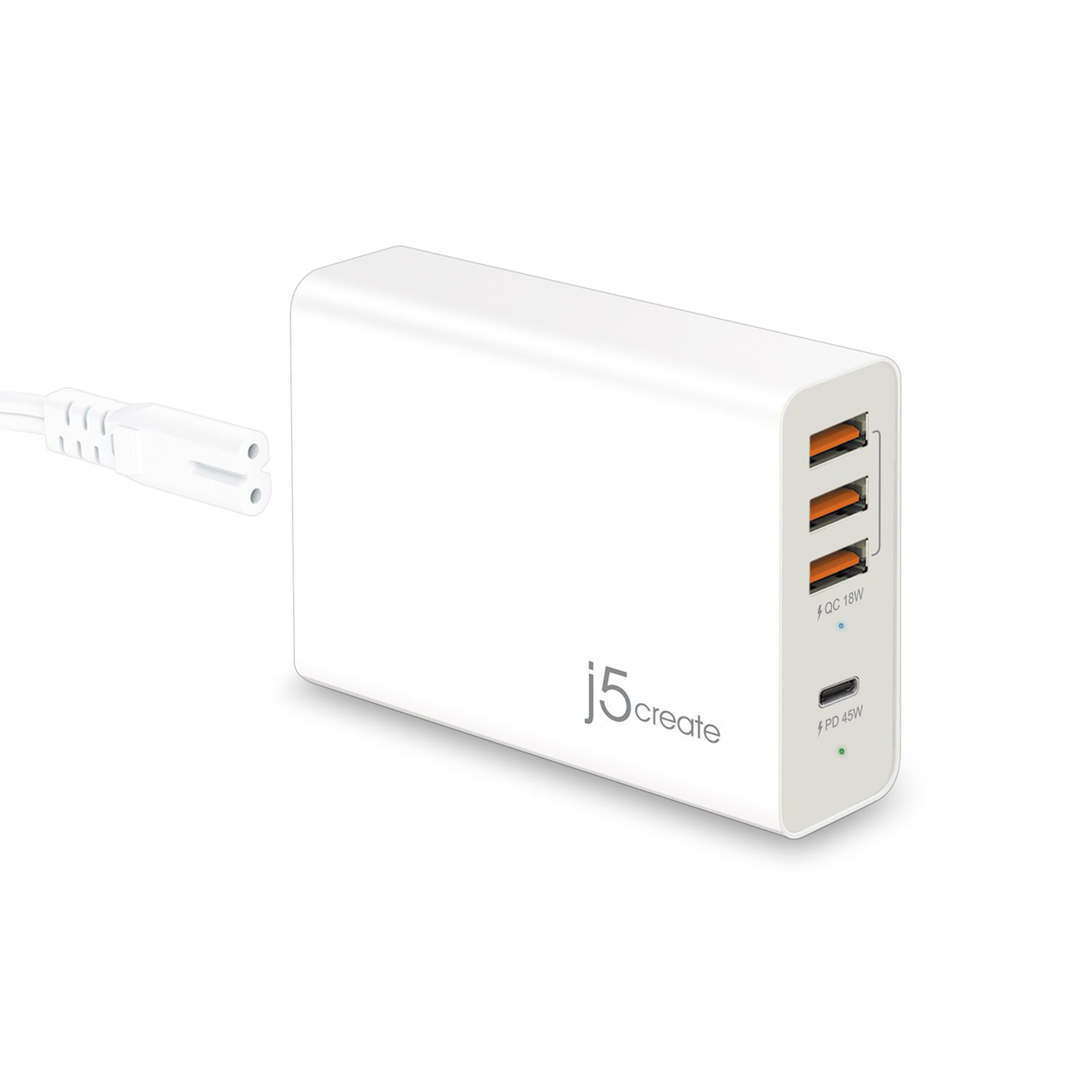 j5create 63W PD USB Super chargeur PD 4 ports JUP4263