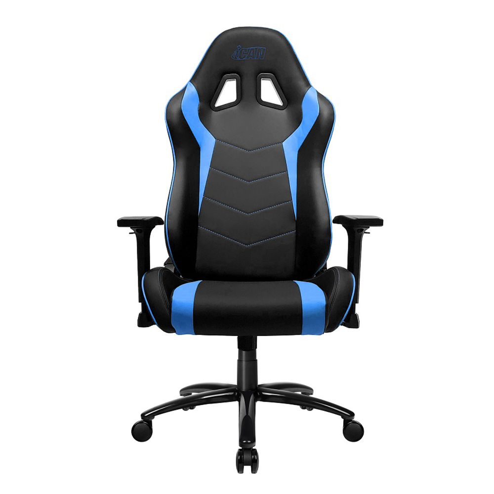 iCAN E-Series Gaming Chair, Black & Blue