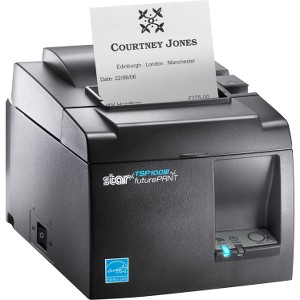 Star Micronics TSP143IIIU Direct Thermal Monochrome Receipt Printer - USB Gray - USB Cable & Power Adapter included (39472310) 