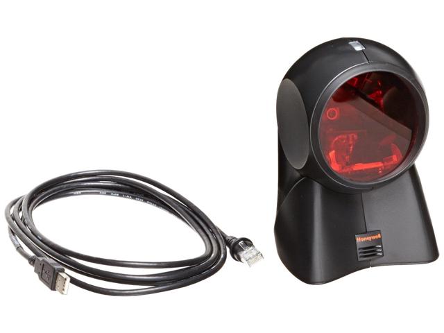 Honeywell (Orbit MS7120 KIT) - Lecteur laser omnidirectionnel de code barre | Ensemble USB: lecteur noir (MS7120-38-3), plaq...