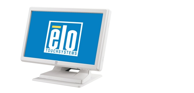 oniteur tactile blanc ELO 1519LM LCD de 15,6 pouces avec double contrôleur SERIAL/USB Accutouch (E019027