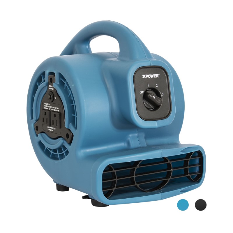 XPOWER P-80A Mighty Air Mover (BLEU) | Ventilateur centrifuge | Ventilateur utilitaire