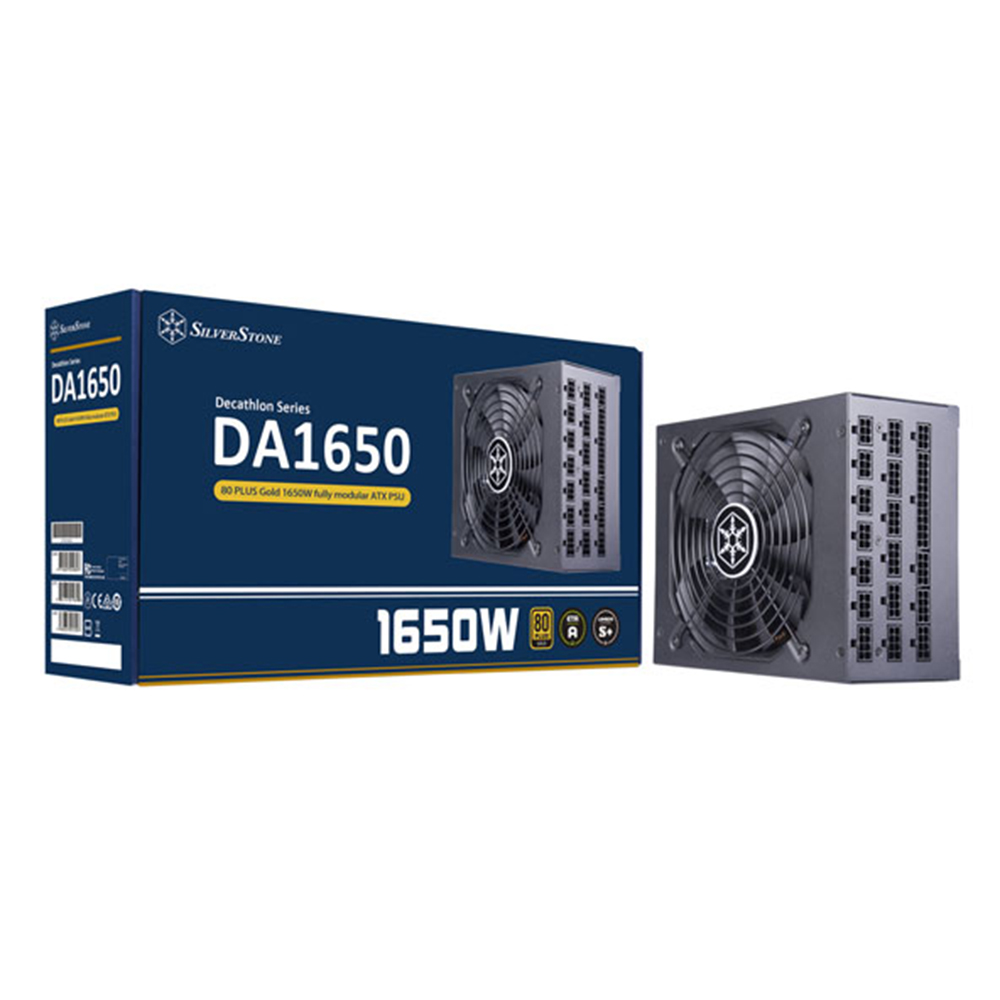 SilverStone Technology DA1650-G, 1650W Fully Modular ATX Power Supply, 80 Plus Gold, SST-DA1650-G