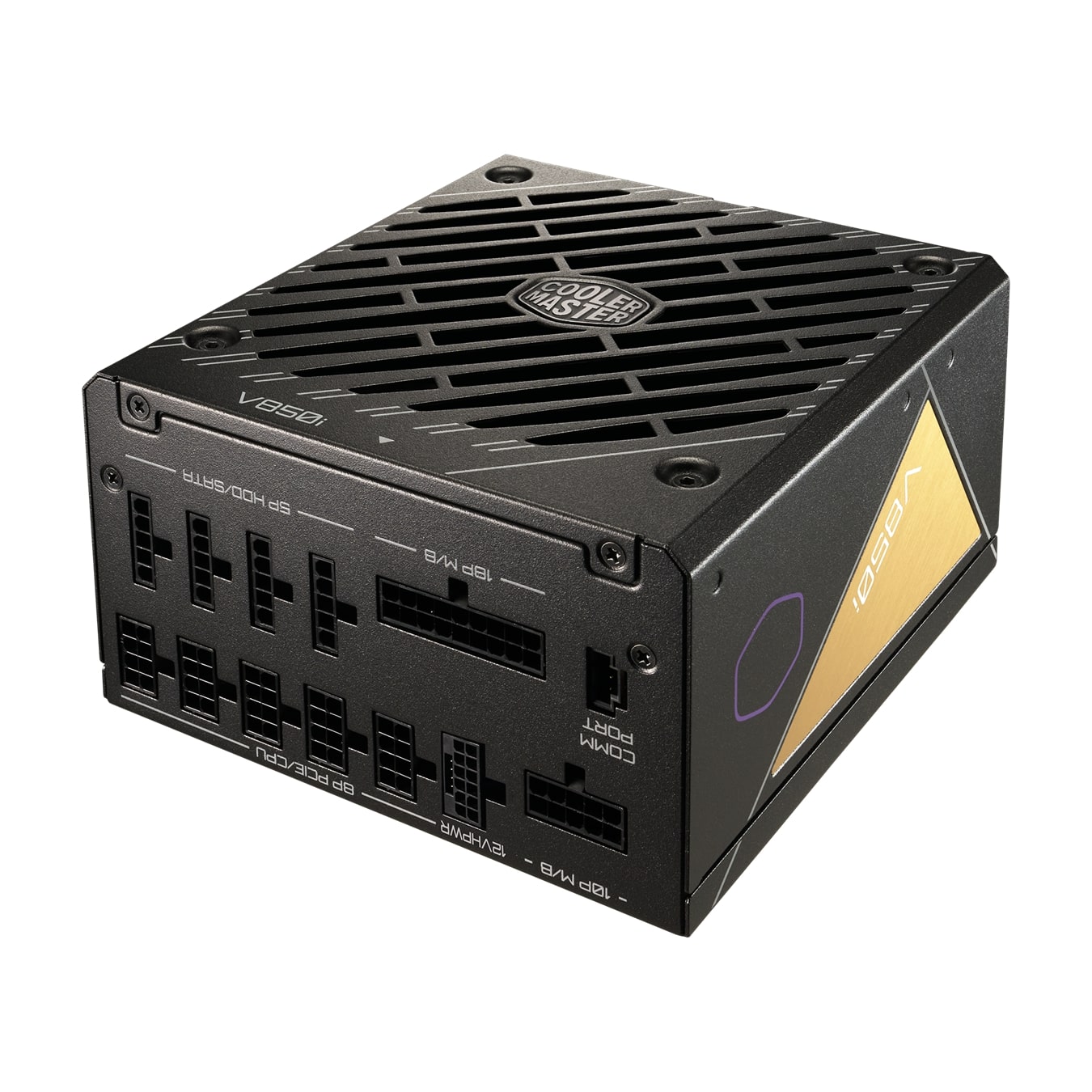 Cooler Master V850 Gold i ATX3.0 Entièrement modulaire, 850W, 80+ Or, Semi-numérique, Ventilateur silencieux de 135 mm avec ...