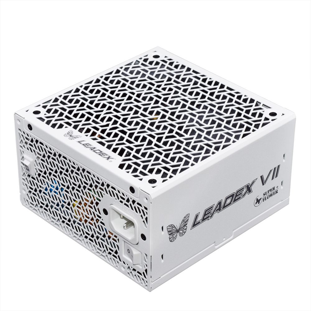 Super Flower Leadex VII XP 1200W Bloc d'alimentation Platinum ATX 3.1, Blanc(Open Box)