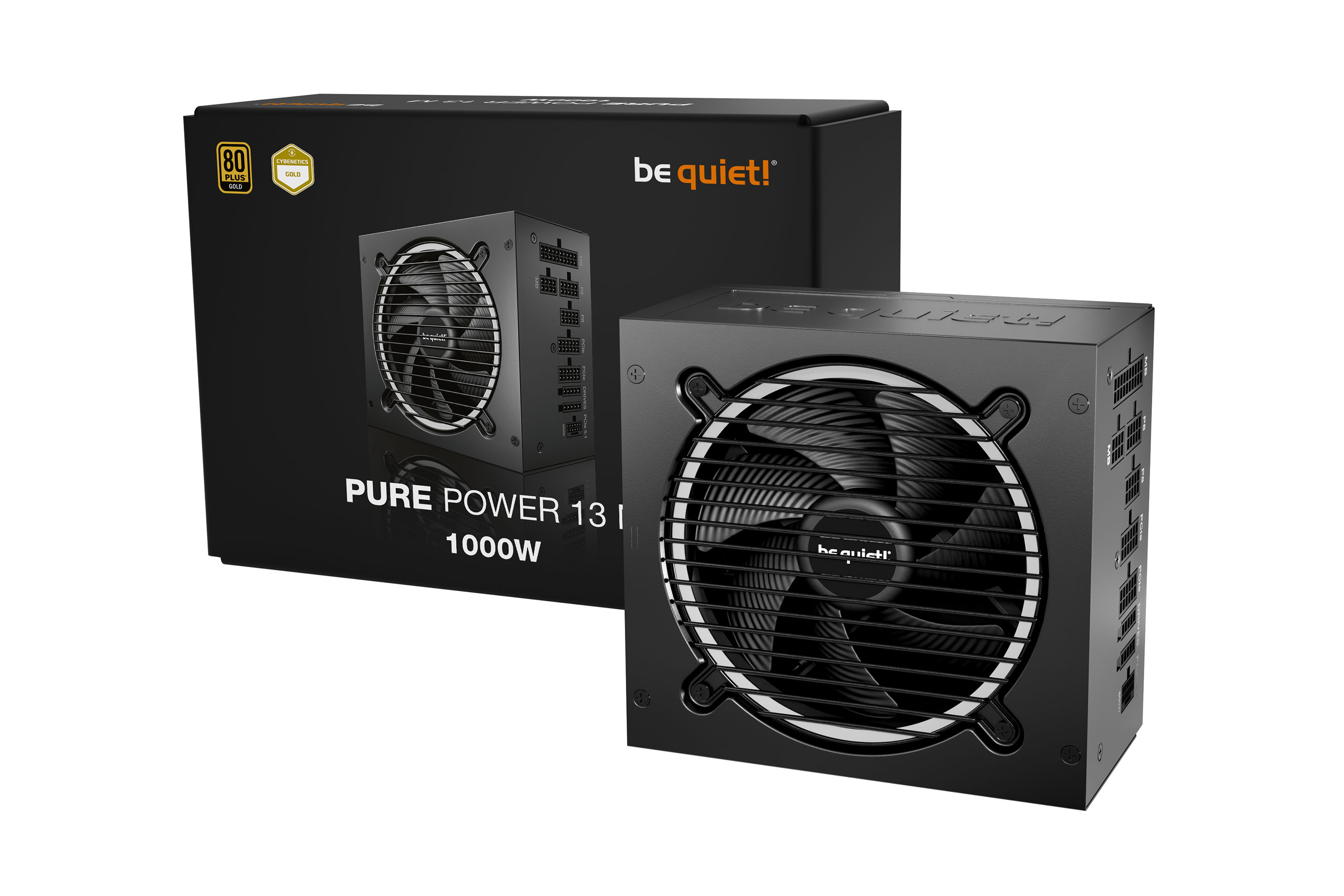 be quiet! PURE POWER 13 M 1000W Gold ATX Power Supply, Black
