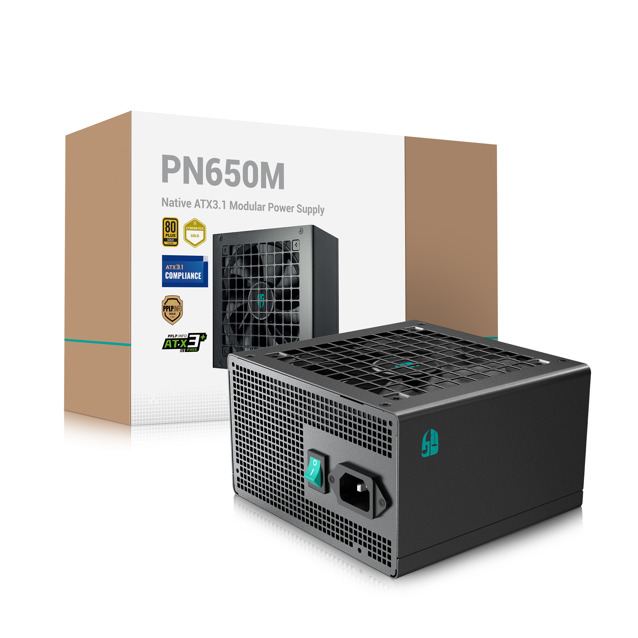 DeepCool GAMER STORM PN650M ATX3.1 80 PLUS Gold Fully Modular 650W