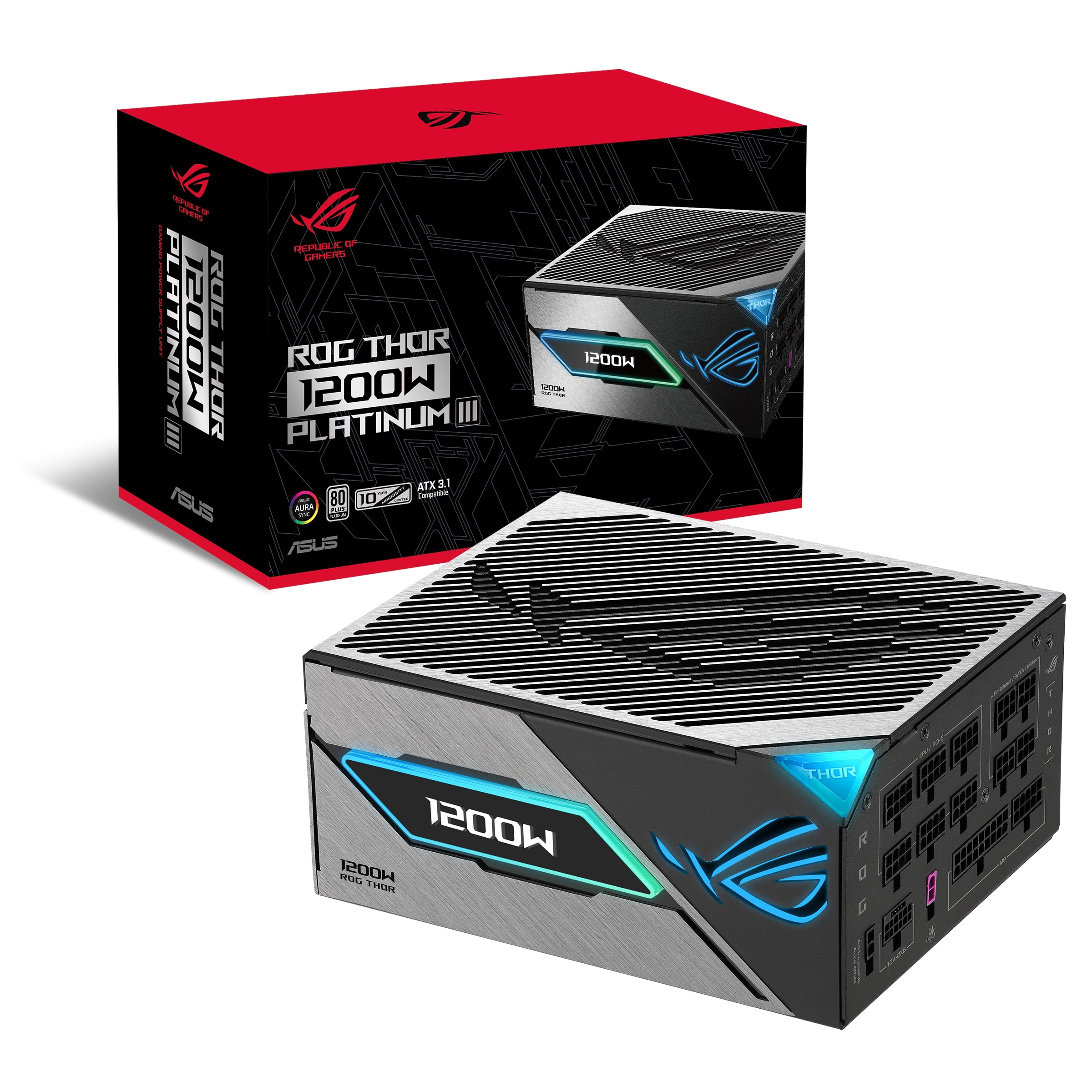 ASUS 1200W Platinum Full Modular ATX Power Supply,  - Black(Open Box)