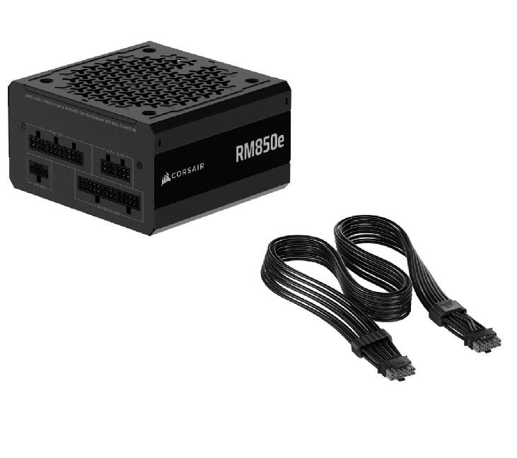 CORSAIR Bloc d'alimentation RM850e + Câble ThermalProtect PCIe 5.1 600W 12V-2x6 GRATUIT