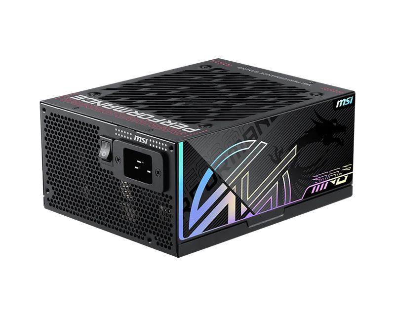 MSI MPG Ai1300TS PCIE5, 1300W, 80 PLUS Titanium Certification, PSU(Open Box)