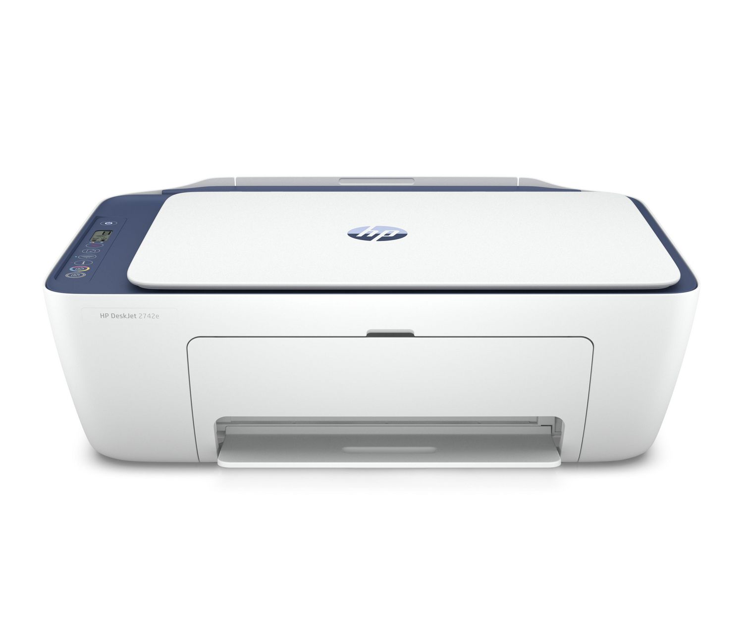 Imprimante jet d'encre couleur sans fil 3en1 HP DeskJet 2742e, bleu