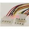 iCAN Internal Computer Power Splitting Y Cable/Cord, 6in