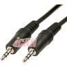 iCAN 3.5mm Stereo Audio Cable Shielded M/M for Headsets/Speakers, 6 ft(Open Box)