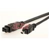 iCAN Firewire (1394B) 9/4-pin Cable - 6 ft.(1394BMM49-06)