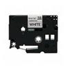 Brother TZE241 Laminated Tape 3/4" Black on White for P-Touch (26.2 ft)