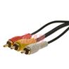 iCAN RCA Audio/Video RG59 Cable (1xVideo, 2xAudio) - 50 ft. (AV 3RCA59U-50)