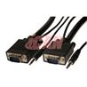 iCAN SVGA 3CO+ 4TP 2919 Triple-Shielded w/AC35MM Stereo - 50 ft
