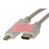 iCAN Mini DisplayPort Male to HDMI Male 32AWG Cable (Gold) - 6ft.