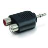 C2G Audio Adapter 3.5MM Stereo Male to 2X RCA Female