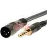 ICAN XLR-M TRS-M 22AWG High Clarity/Resolution ProAudio Silver Wires