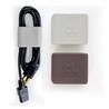 BLUELOUNGE Cableclip Cable Organizers Large, One Light Grey and One Da