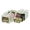 iCAN USB A/A Female/Female Coupler Keystone