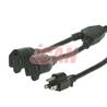 iCAN External Computer Power Splitting Cable/Cord, 14 in