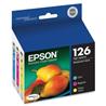 Epson 126 C/M/Y 3-Pack High Capacity Ink Cartridges | T126520