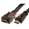 iCAN Premium HDMI 1.4 3D LAN Heavy Duty M/F Extension Cable, 3ft