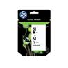 HP 61 Black & Tri-colour Original Ink Cartridges, 2 pack