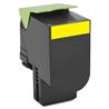 Lexmark 70C1HY0 701HY Yellow High Yield Return Program Toner Cartridge - Yellow - Laser - 3000 Page