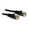 C2G Cat5e Snagless UTP Cable- Black 25ft