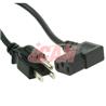 ICAN External Computer Power Cable/Cord - Right Angle - 18AWG