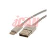 iCAN Lightning Male to USB Male Cable for Data Sync & Charging, 3 ft