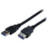 STARTECH 1m Black USB 3.0 Extension Cable A to A - M/F, 3.3ft, 1 Pack