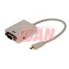 iCAN Micro HDMI Type D Male - VGA  (HDCP) Female Adapter