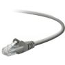 BELKIN Cat5e Network Cable RJ-45 Male Network - 6 ft (Gray)