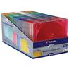 Verbatim Slim CD and DVD Storage Cases, 50 Pack, 5 Assorted Colors (94