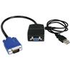 StarTech 2 Port VGA Video Splitter - USB Powered - 1 x HD-15 Video In (ST122LE)