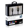 LBT Apple Approved Lightning 5ft USB Knitted Cable w/Smart